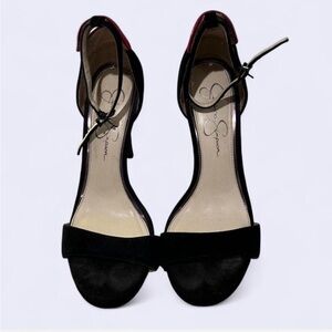 Jessica Simpson Black and Red Heels